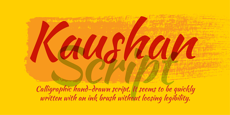 Kaushan Script Font Free Download Free Download