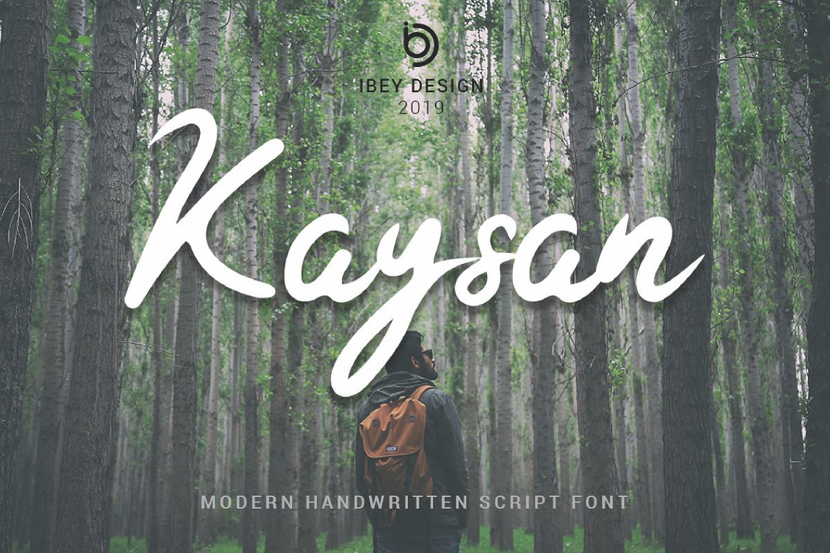 Kaysan - Modern Handwritten Free Download Free Download