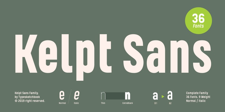 Kelpt Sans Font Free Download