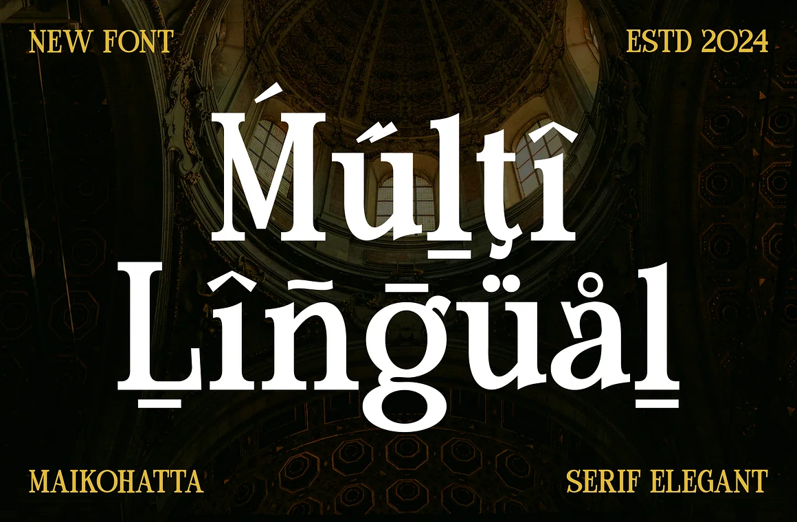Kemoni - Font Serif Elegant Font