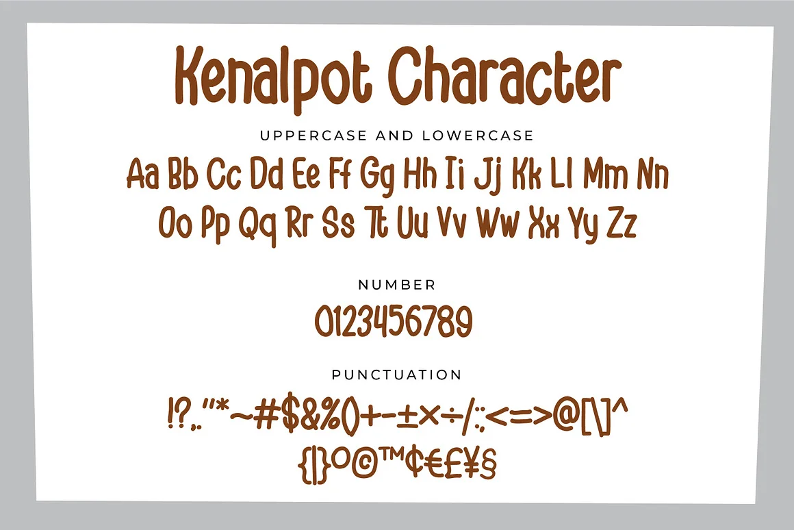 Kenalpot Playful Handwritten Font