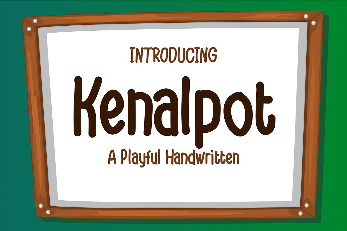 Kenalpot Playful Handwritten Font Free Download