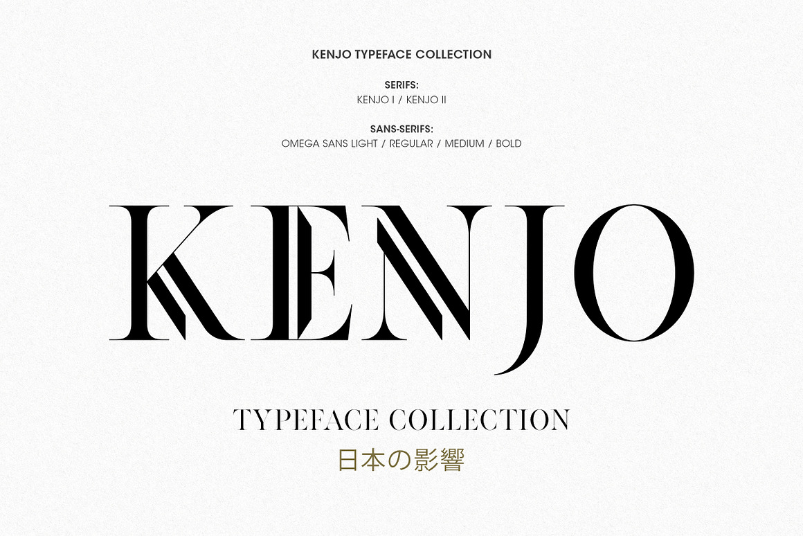 Kenjo Font Duo + Free Sans Free Download