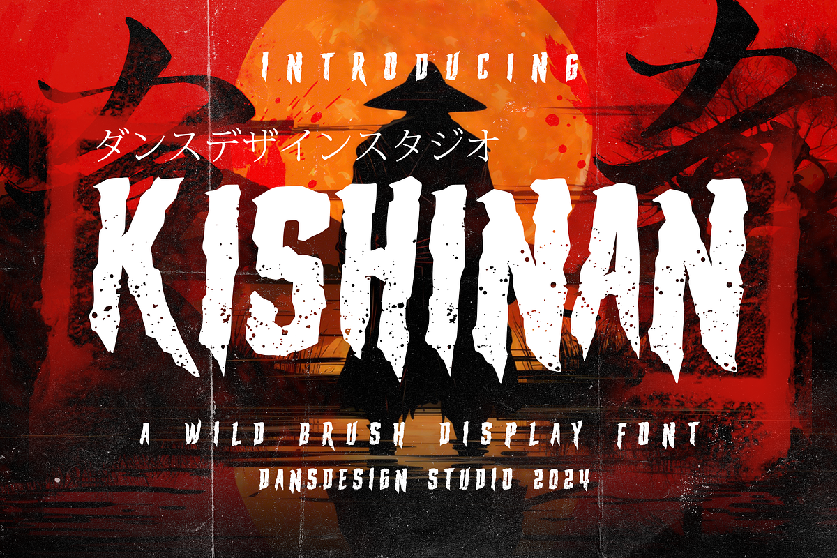 KISHINAN Modern Graffiti Brush Fon Free Download Free Download