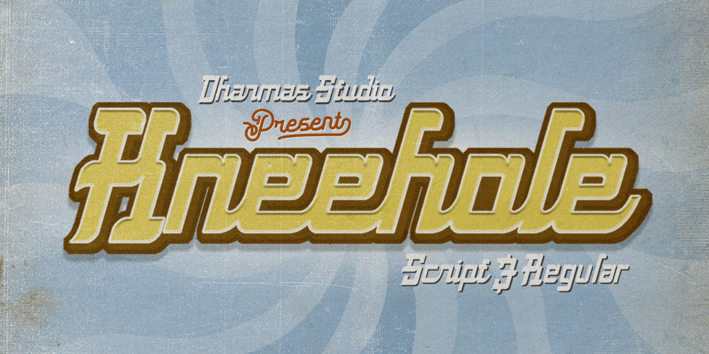 Kneehole Font Free Download