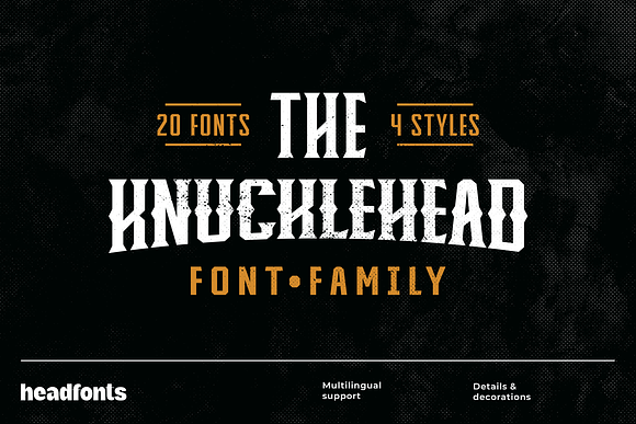 Knucklehead Font Family Free Download