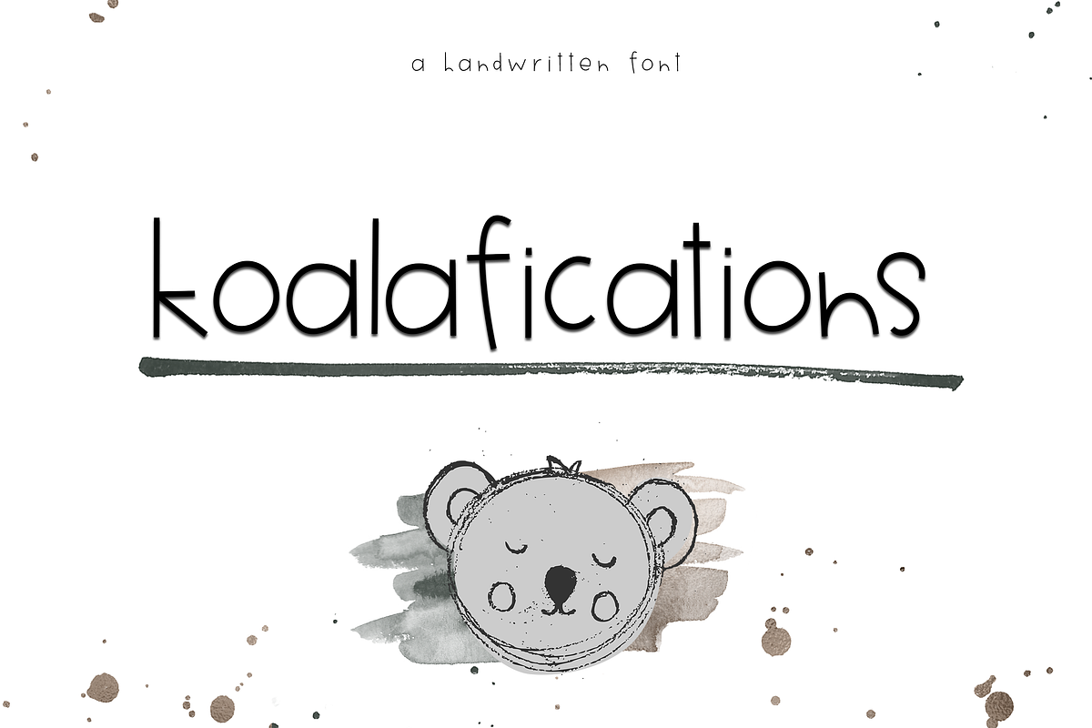 Koalafications - Handwritten Font Free Download Free Download