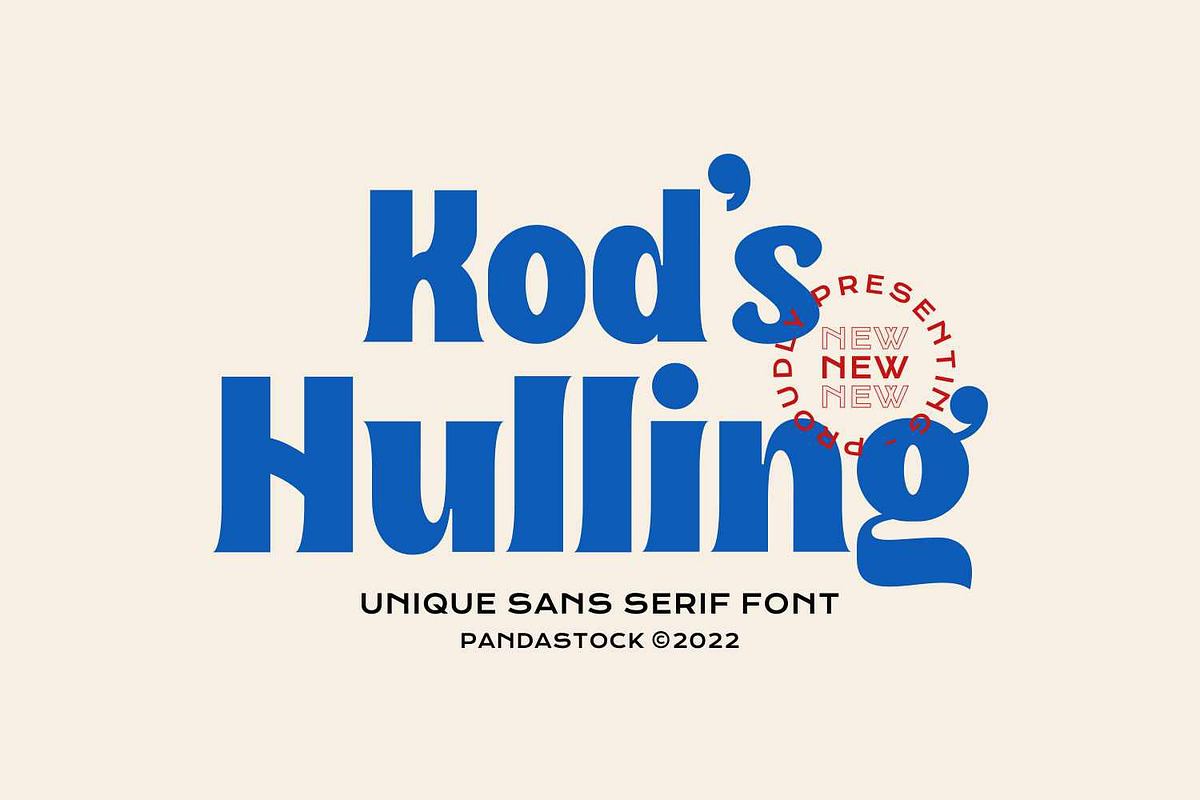 Kod's Hulling Rounded Sans Serif Free Download Free Download