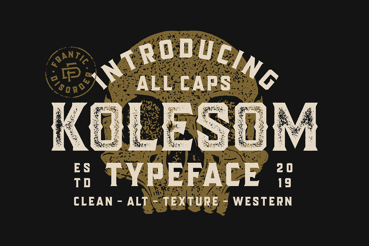 Kolesom Typeface Free Download Free Download