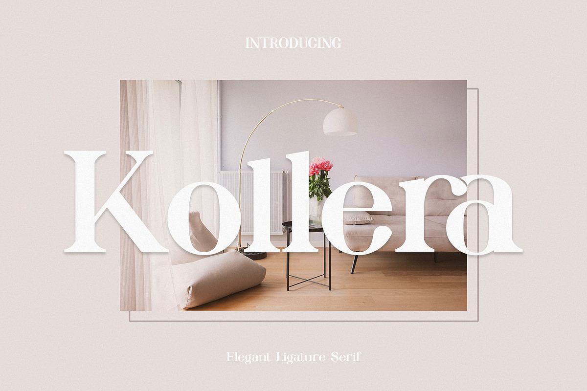 Kollera Ligature Serif Typeface Free Download Free Download