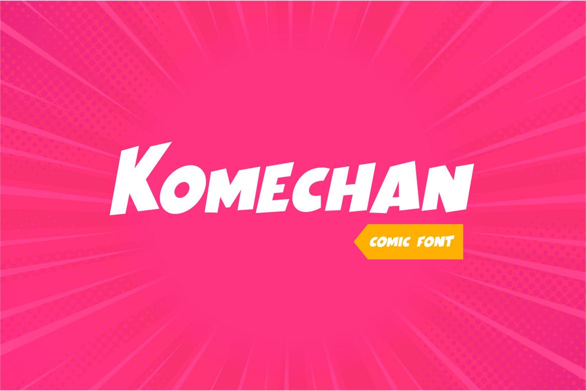 Komechan - Modern Comic Font Free Download