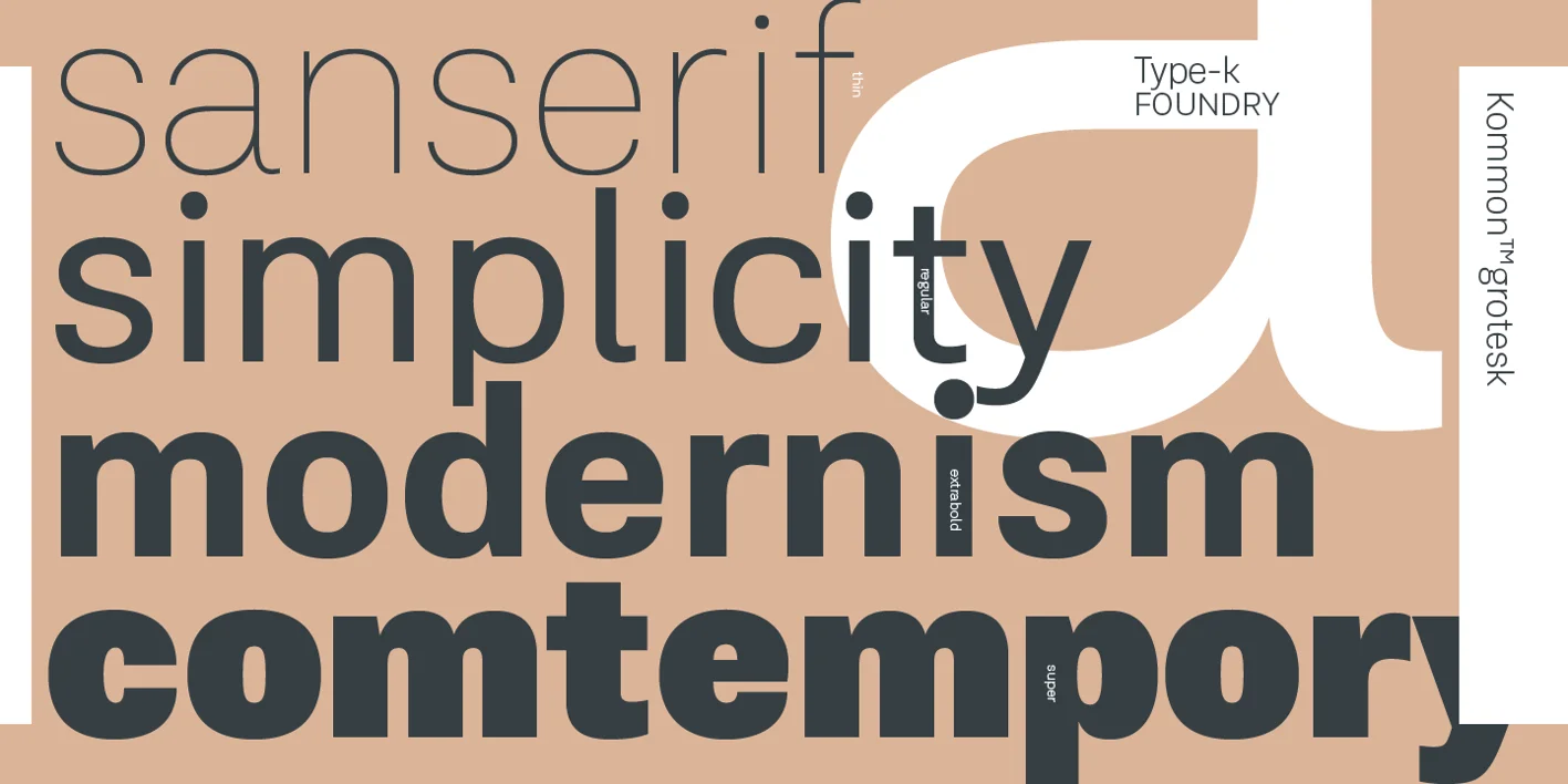Kommon Grotesk Font