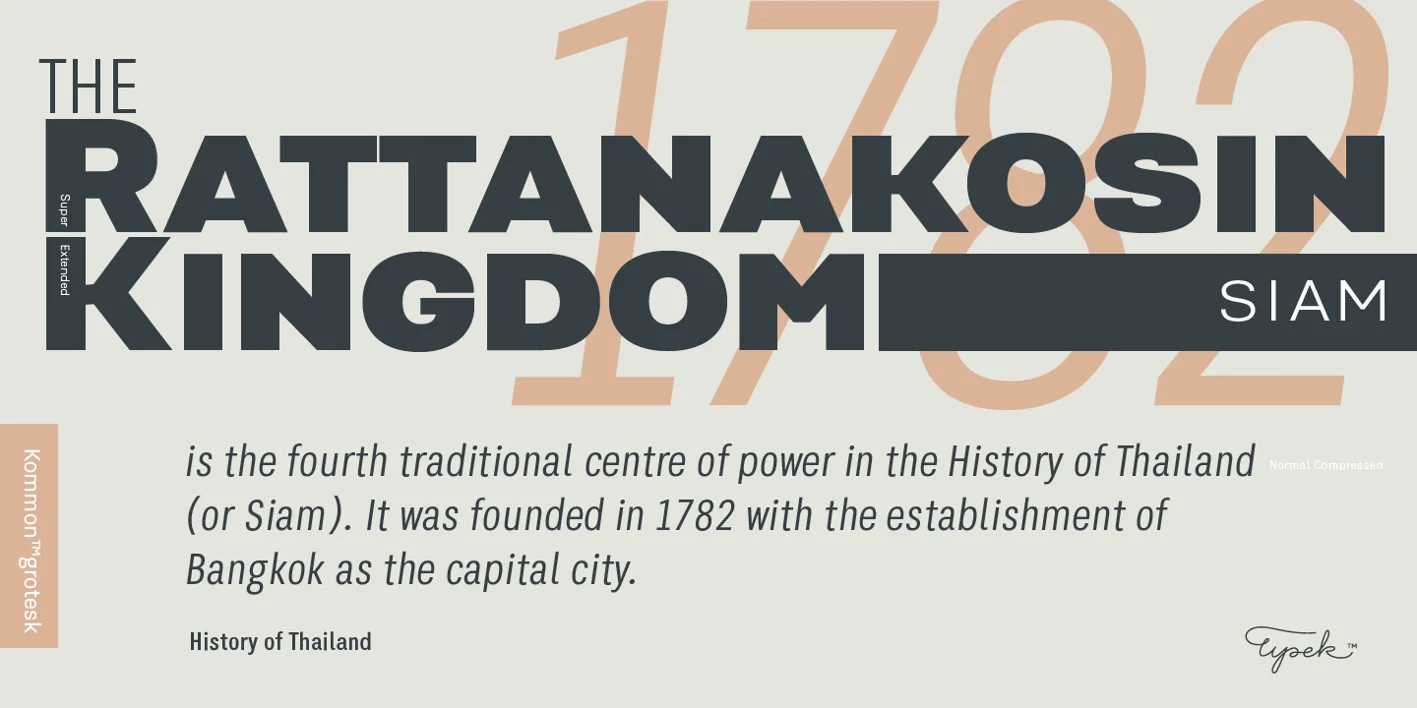Kommon Grotesk Font