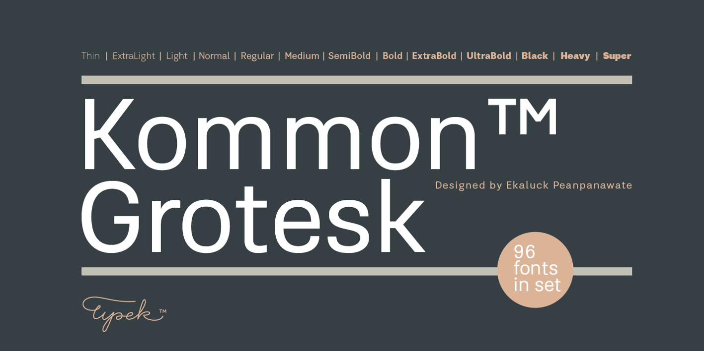 Kommon Grotesk Font Free Download