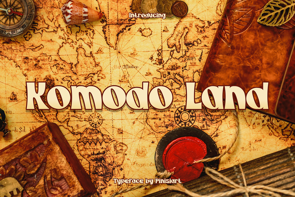 Komodo Land – Adventure Display Font Free Download Free Download