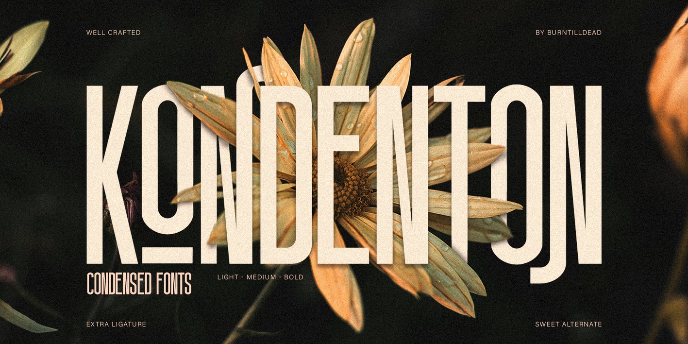 Kondenton Font Free Download