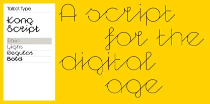 Kong Script Font