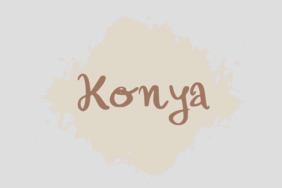 Konya Handwritten Script Font Free Download Free Download