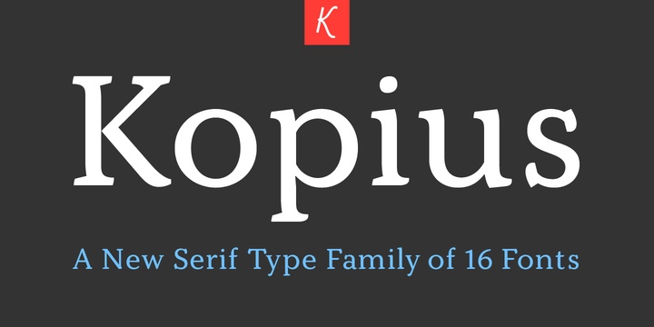 Kopius Font Free Download