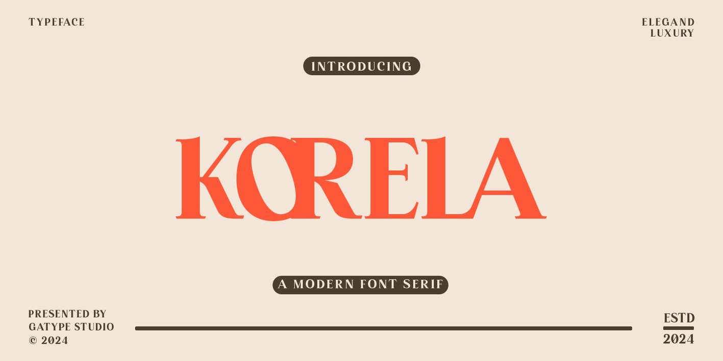 Korela Serif Font Free Download