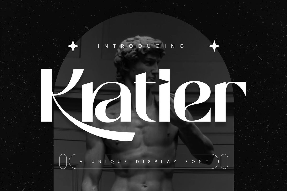 Kratier - Unique Display Font Free Download Free Download