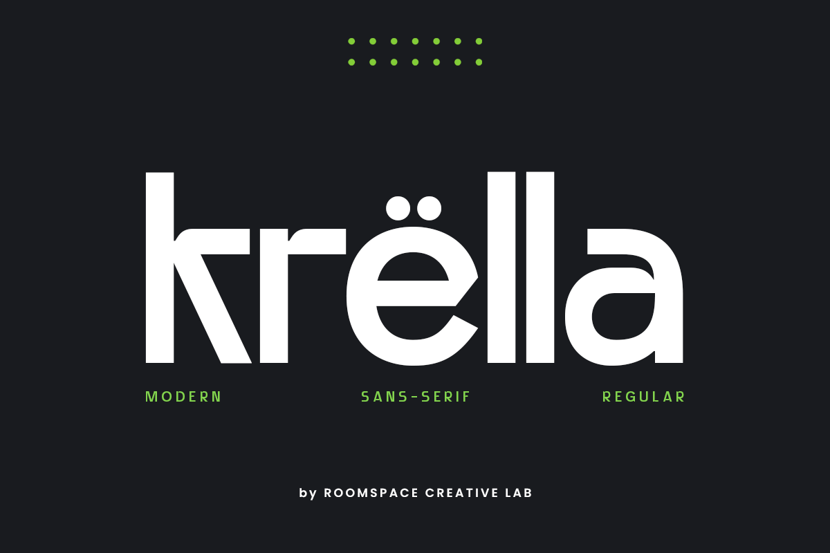 Krella - Modern Logo Font Free Download Free Download