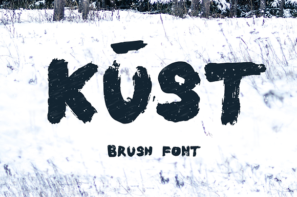 Kust Extended Brush Font Free Download