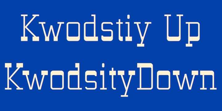 Kwodsity Font Free Download