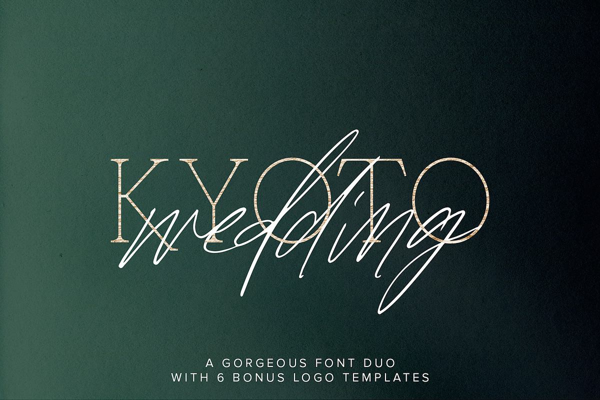 Kyoto Wedding Font Duo w/ Extras Free Download Free Download