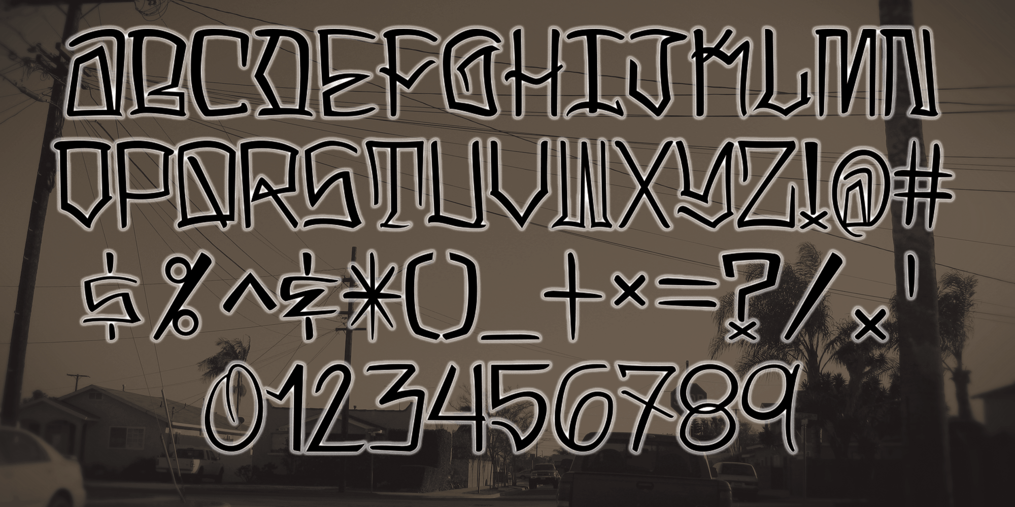 LA Gang Font Set01 Free Download Free Download