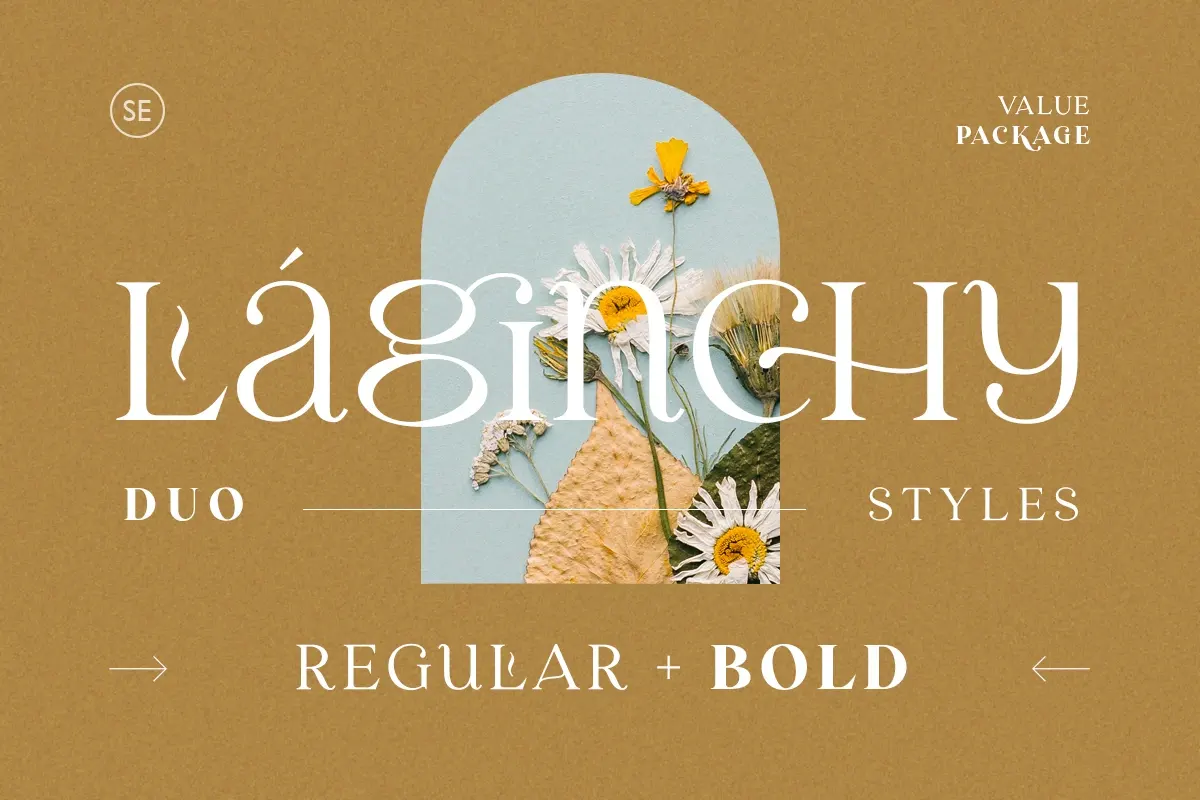 Laginchy Serif - (Regular & Bold) Free Download Free Download