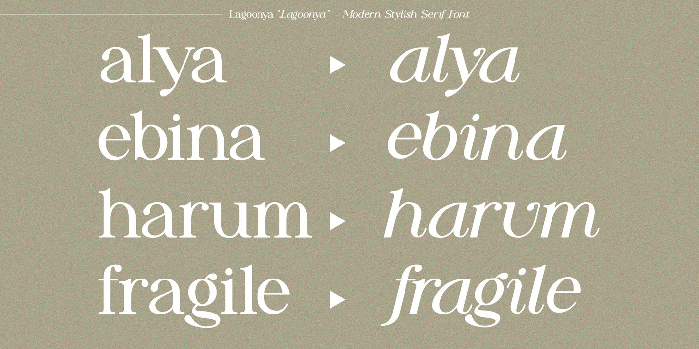 Lagoonya Font Free Download