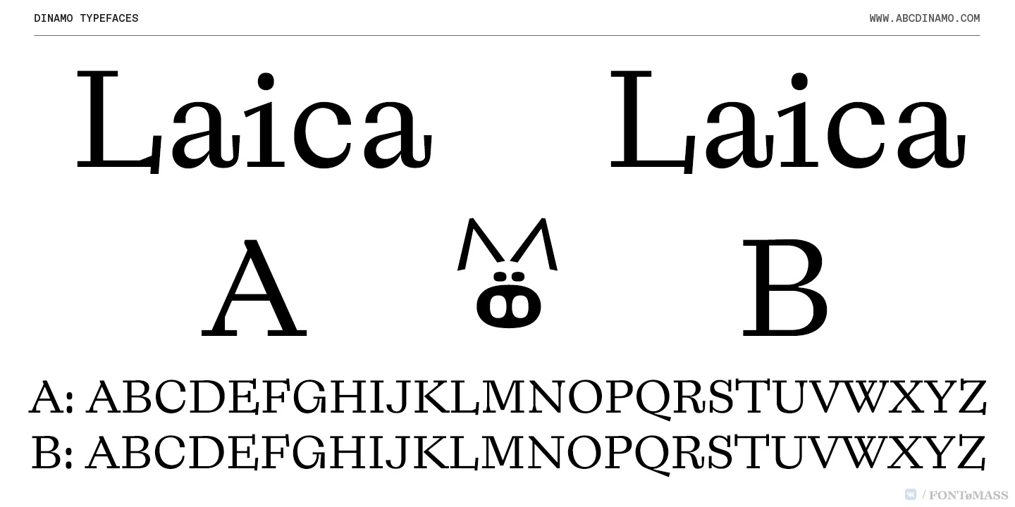 Laica A & Laica B Font Free Download