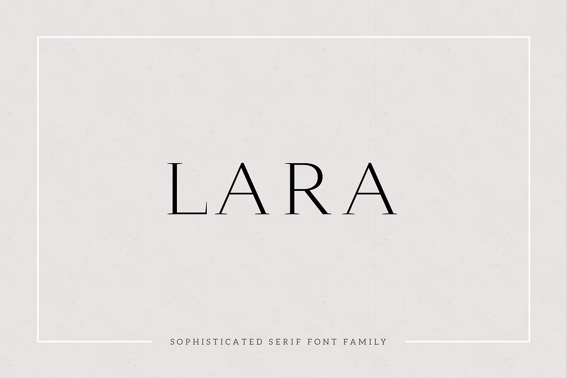 Lara - Sophisticated Serif Typeface Free Download