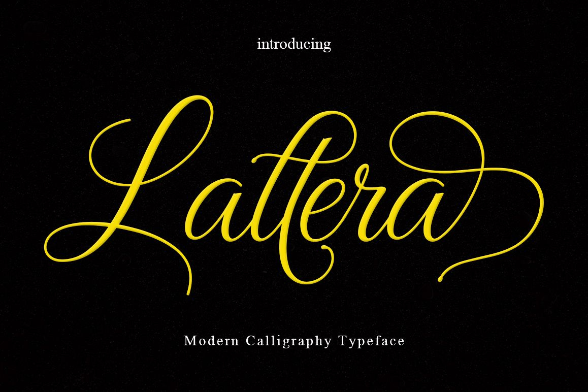 Lattera Script Font Free Download