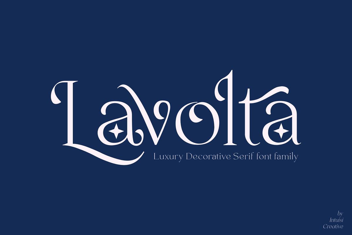 Lavolta - Decorative Font Family Free Download Free Download