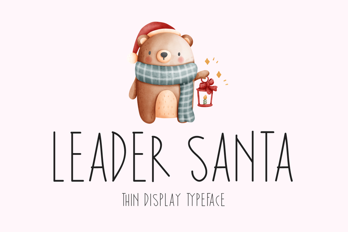 Leader Santa Typeface Free Download Free Download