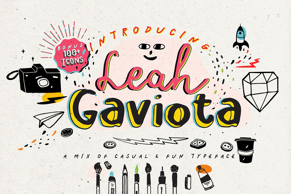 Leah Gaviota Script Font Free Download