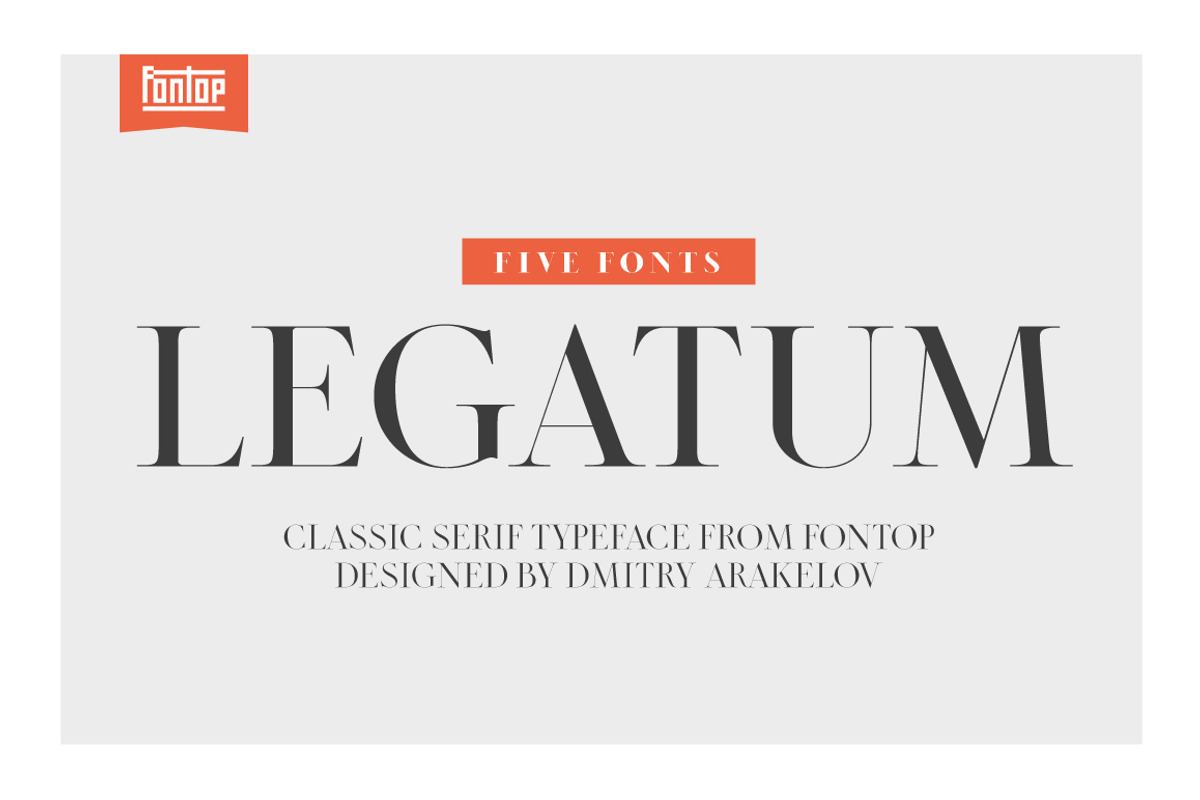 Legatum font family (5 fonts) Free Download Free Download