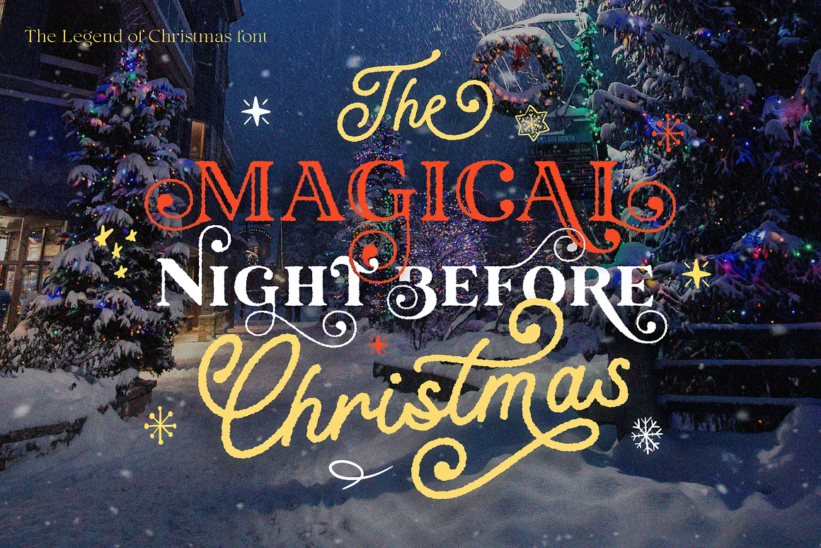 Legend of Christmas Font
