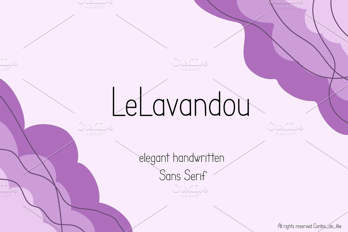 LeLavandou hand drawn Sans Serif Free Download Free Download