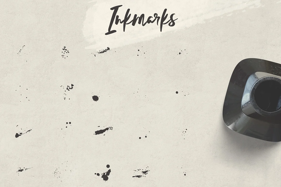 Lelushka Script + Ink Marks
