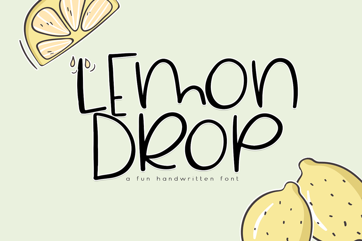 Lemon Drop - Fun & Quirky Font Free Download Free Download