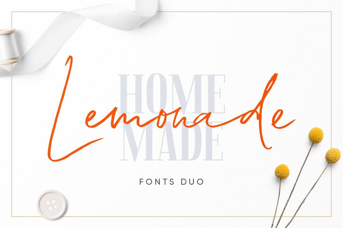 Lemonade Fonts Duo Free Download Free Download