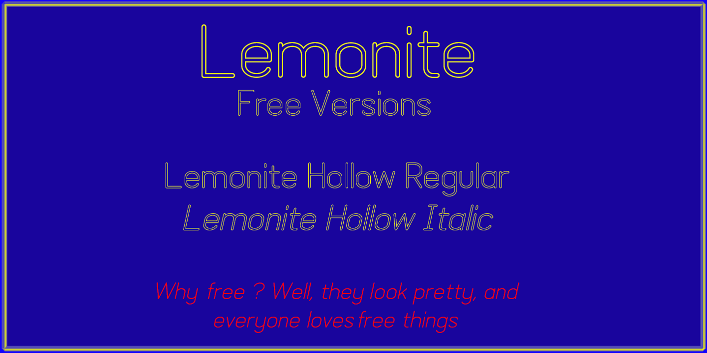 Lemonite Font Free Download