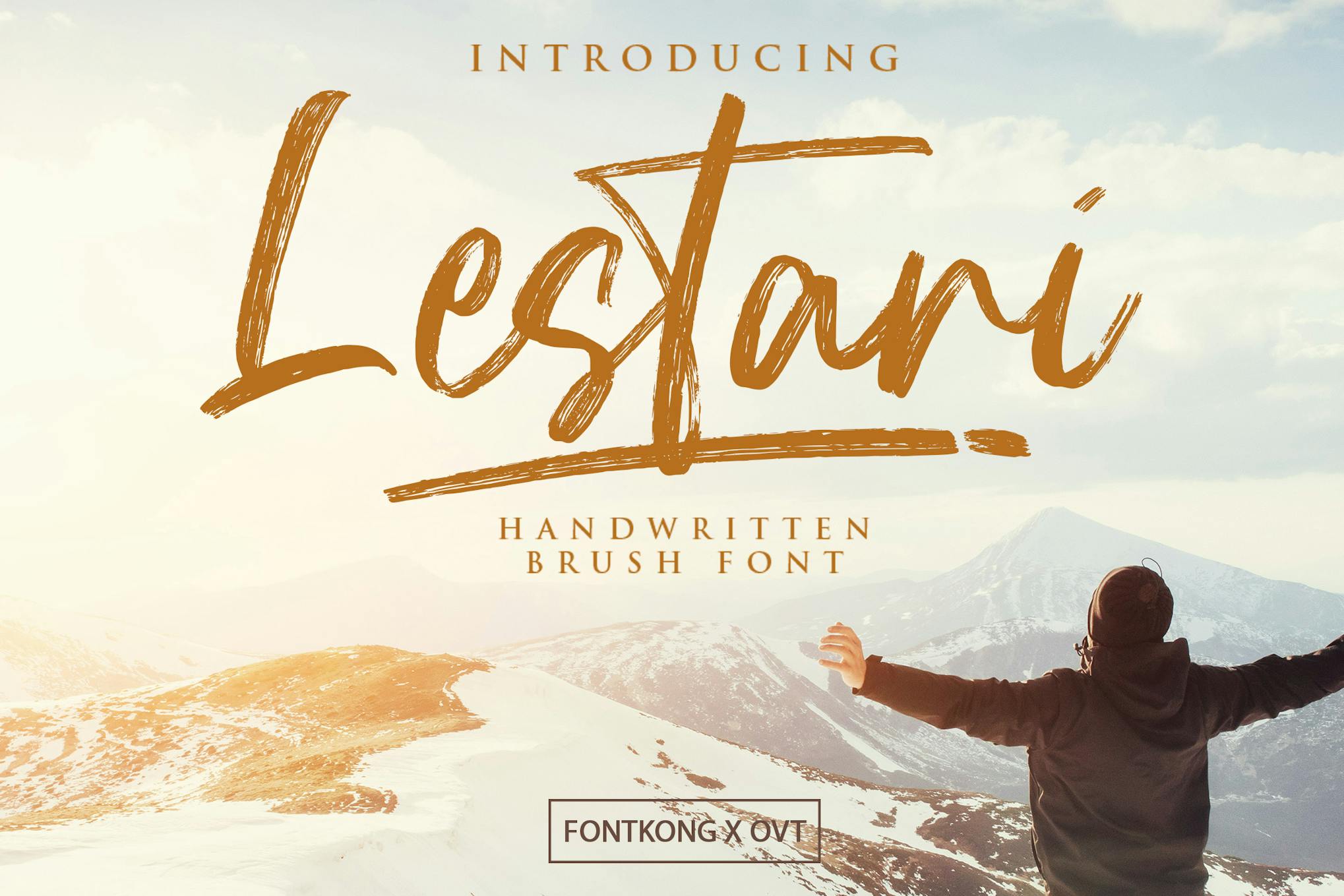 Lestari - Handwritten Brush Font Free Download