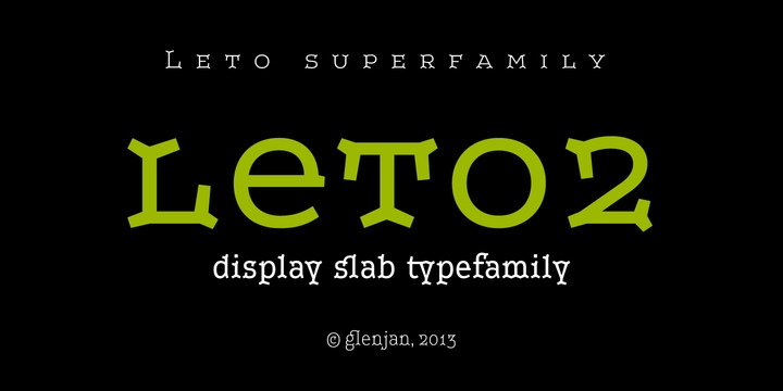 Leto Two Font Free Download