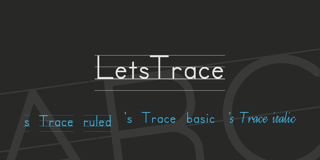 Letstrace Font Family Free Download