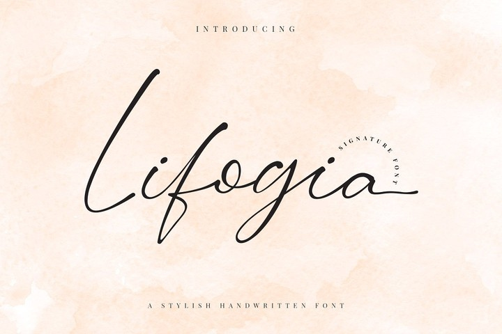 Lifogia Script Font Free Download