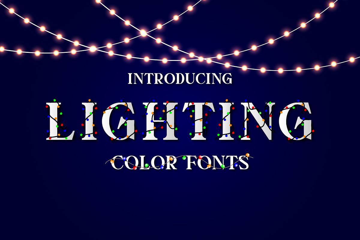 Lighting Color Fonts Free Download Free Download